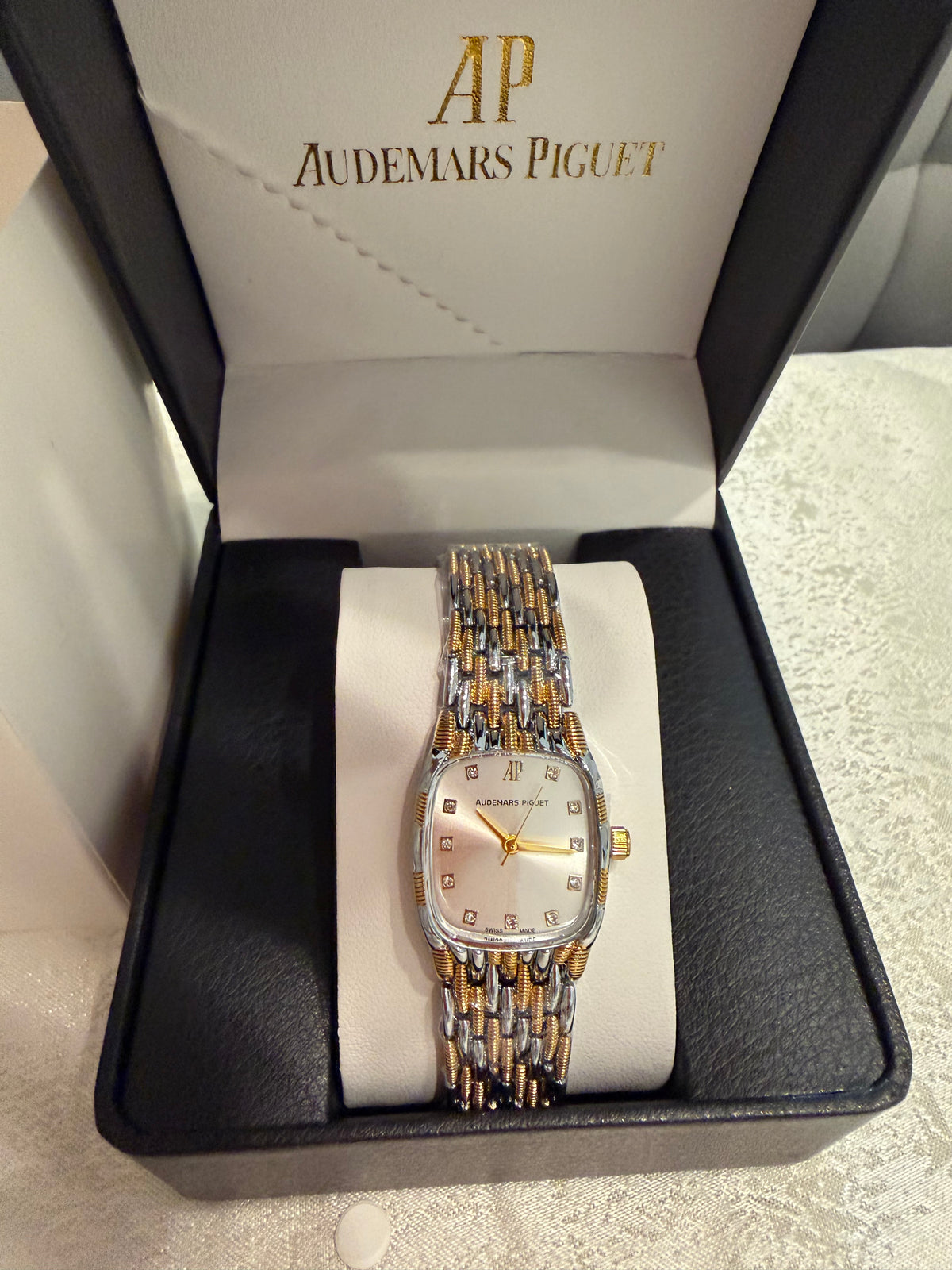 Audemars Piguet Two-Tone Champagne Dial Watch