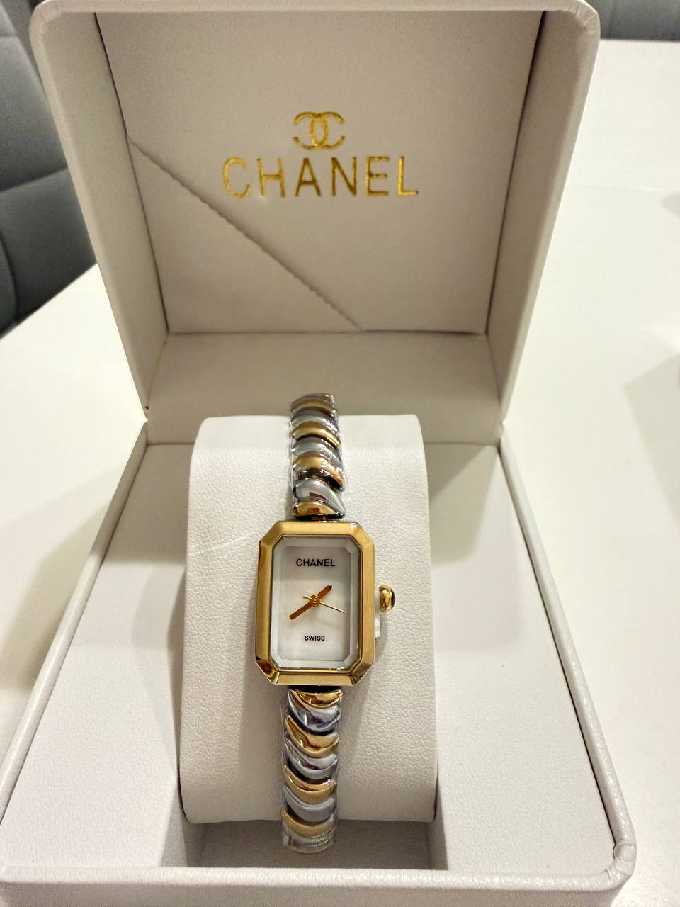 Chanel Gold Link Bracelet Watch