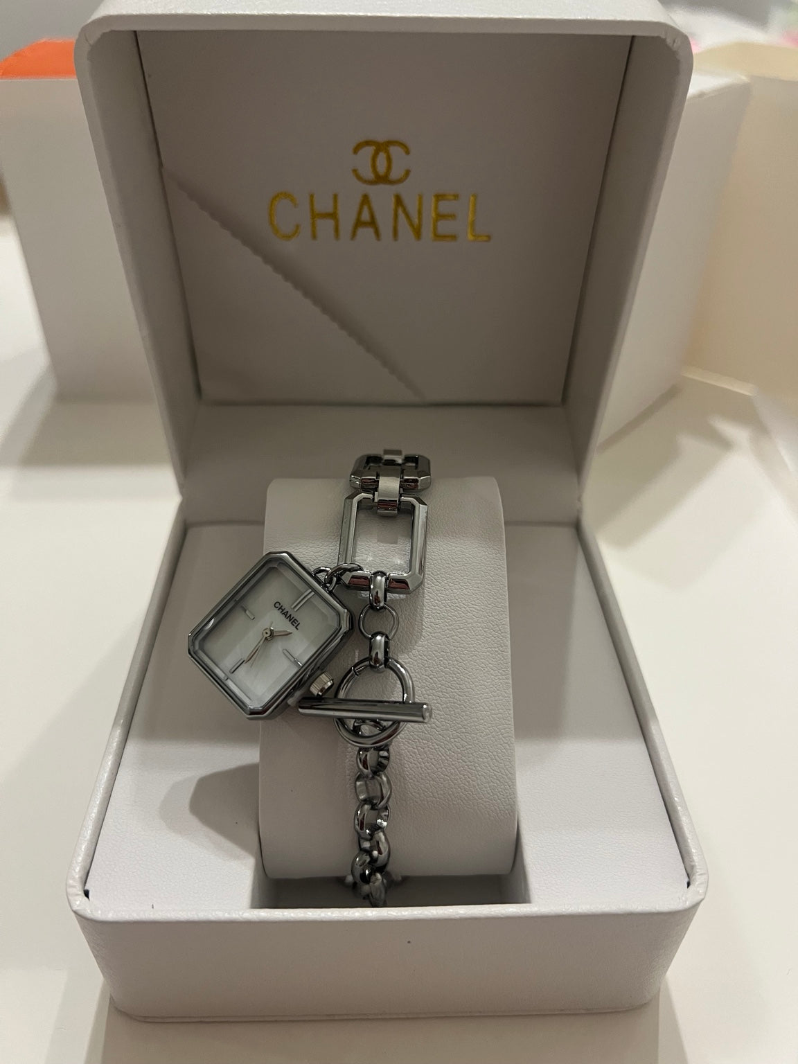 Chanel Première Silver Chain Bracelet Watch