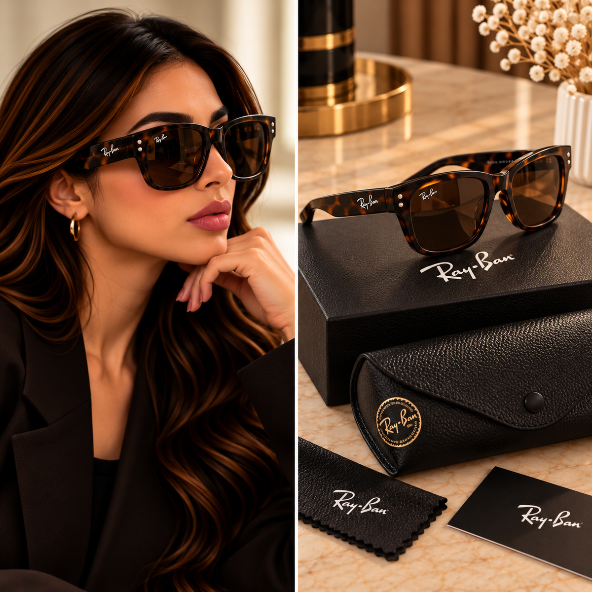 Ray-Ban Tortoiseshell Classic Sunglasses