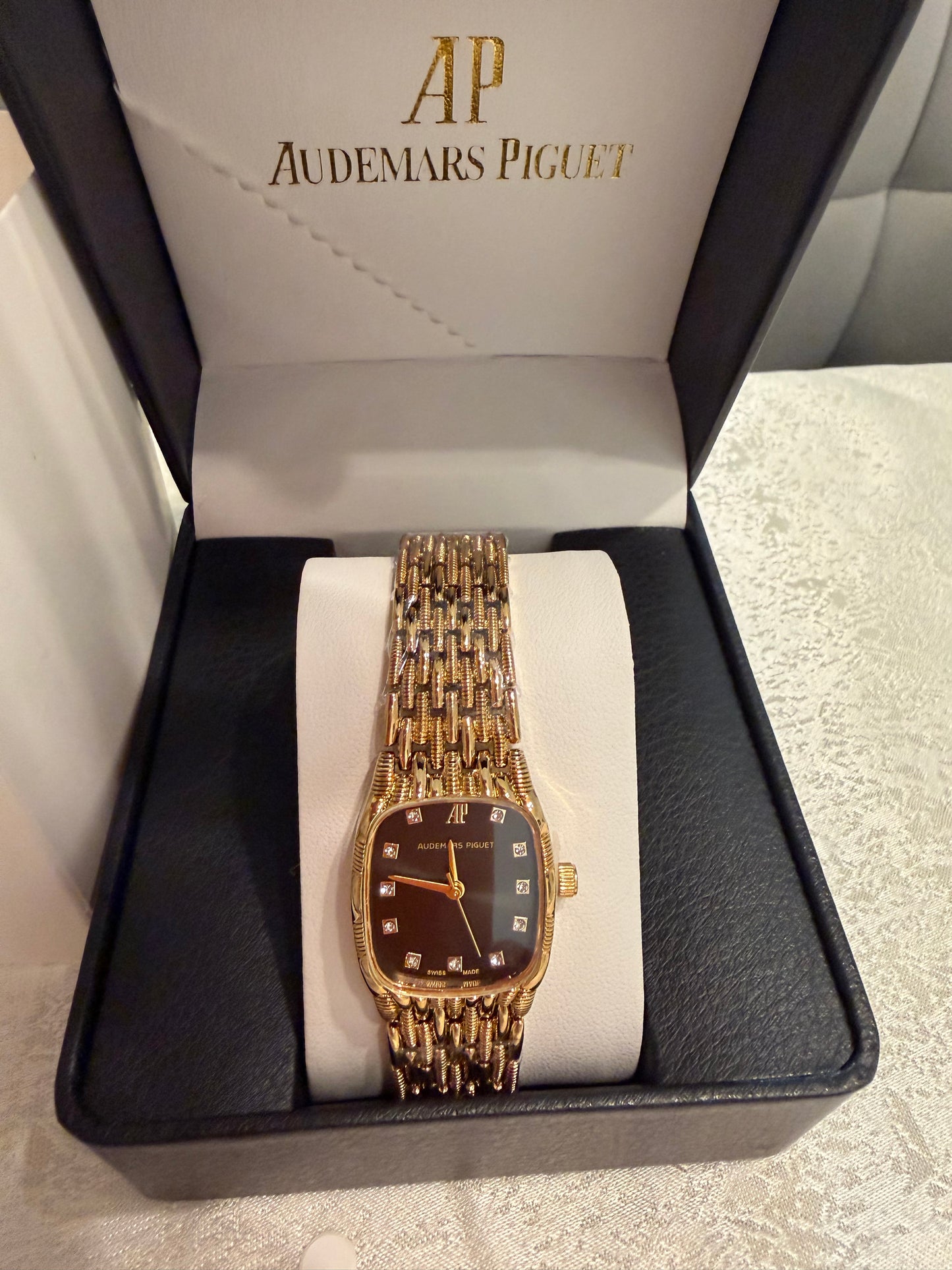Audemars Piguet Gold Brown Dial Watch