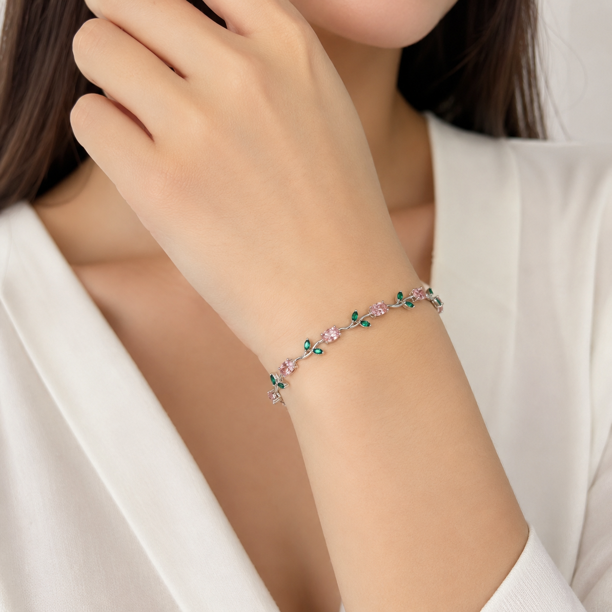 Gold Floral Vine Bracelet