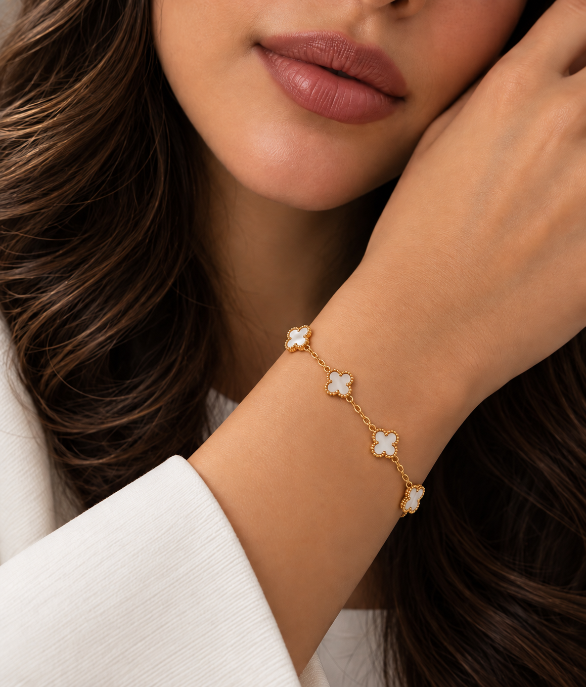 White Clover Bracelet