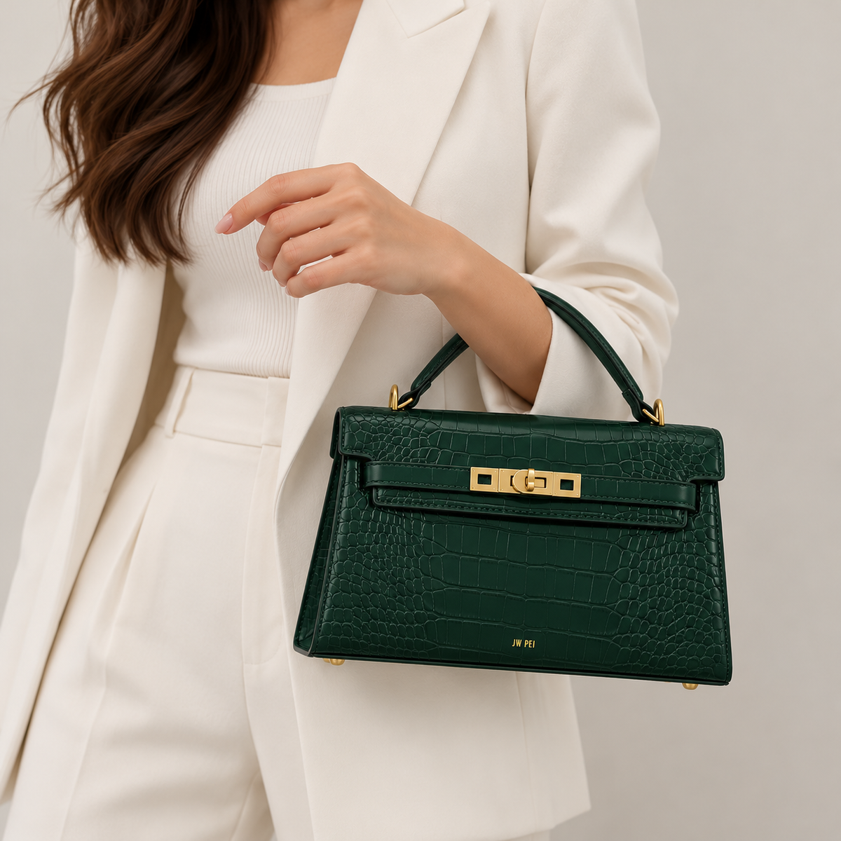 JW PEI Green Bag