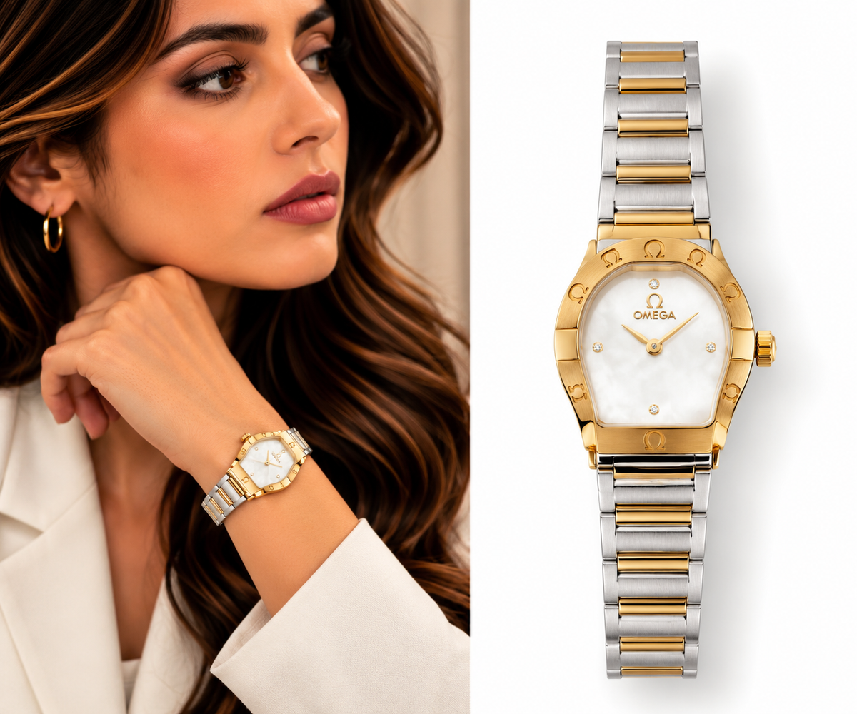 Omega Two-Tone Gold & Silver Watch