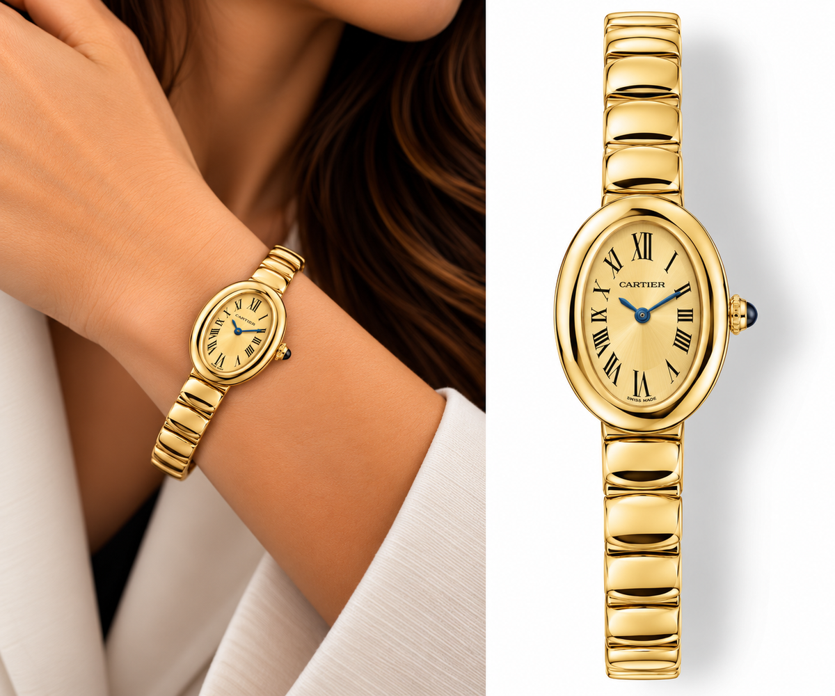Cartier Gold Oval Watch