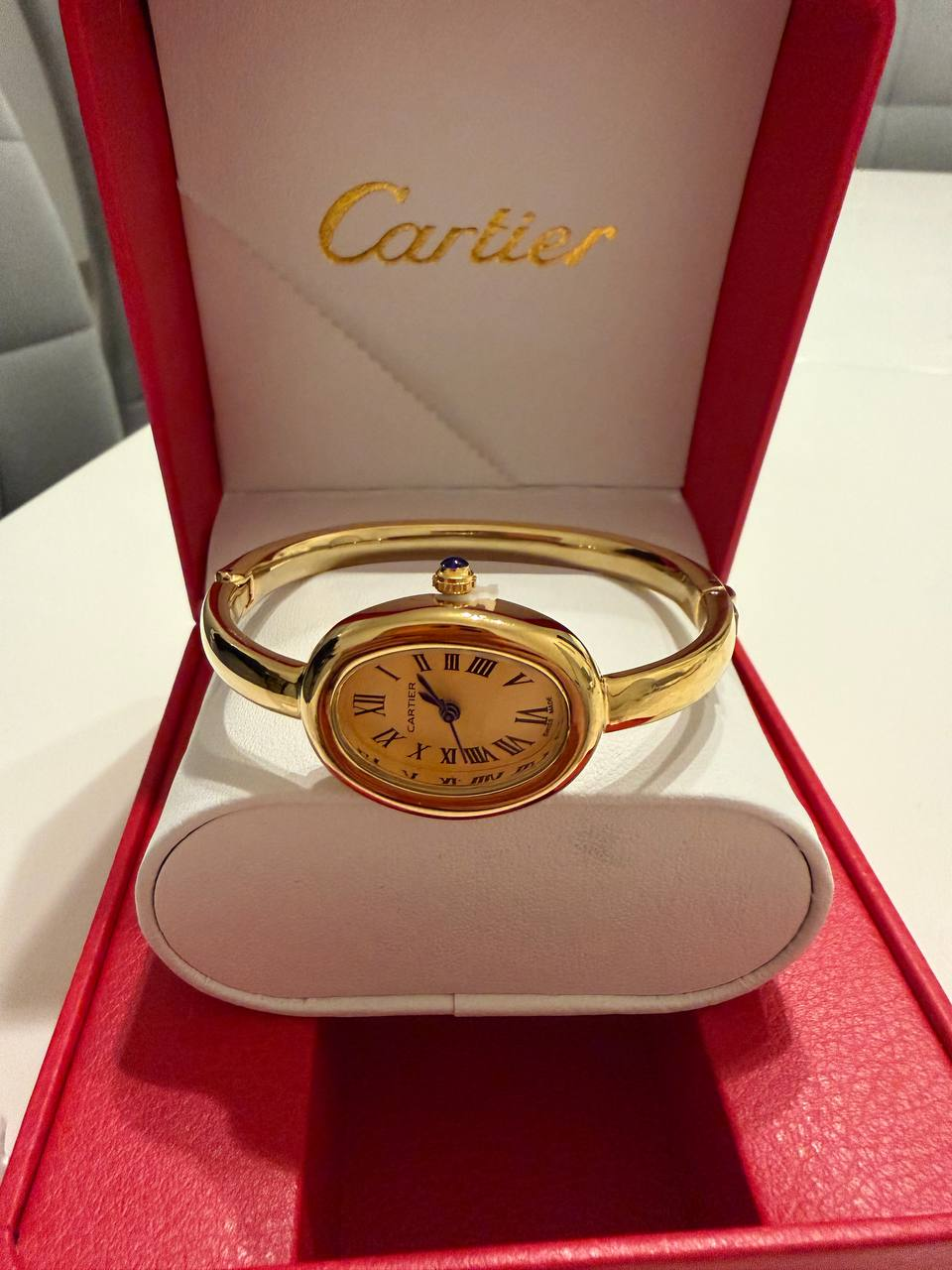 Cartier Baignoire Gold Bangle Watch