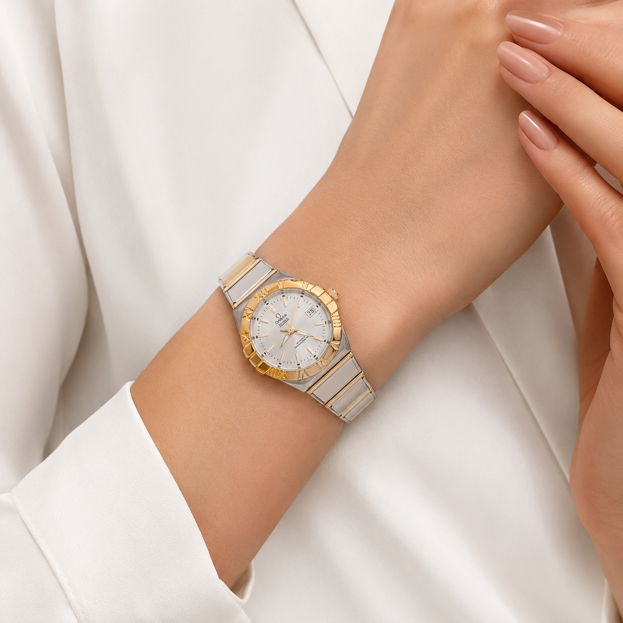 Omega Constellation Two-Tone Watch