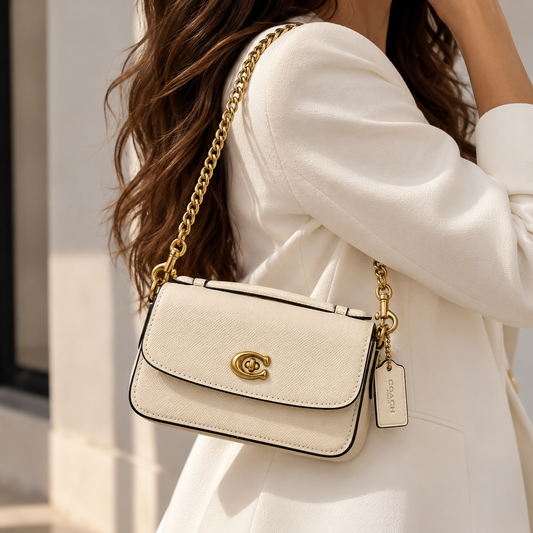 COACH Tabby Shoulder Bag 20 – White / Chalk