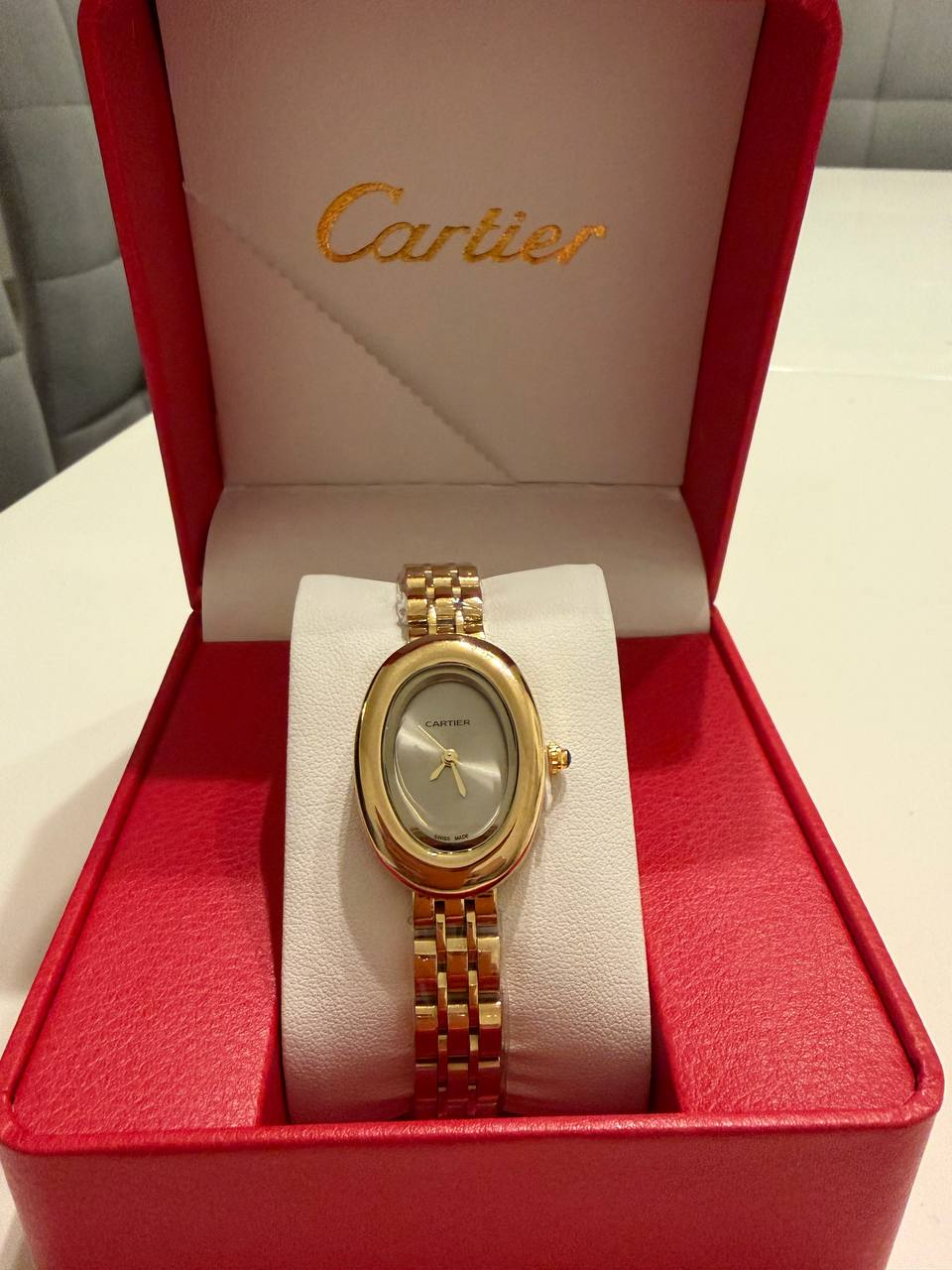 Cartier Baignoire Silver Dial Watch