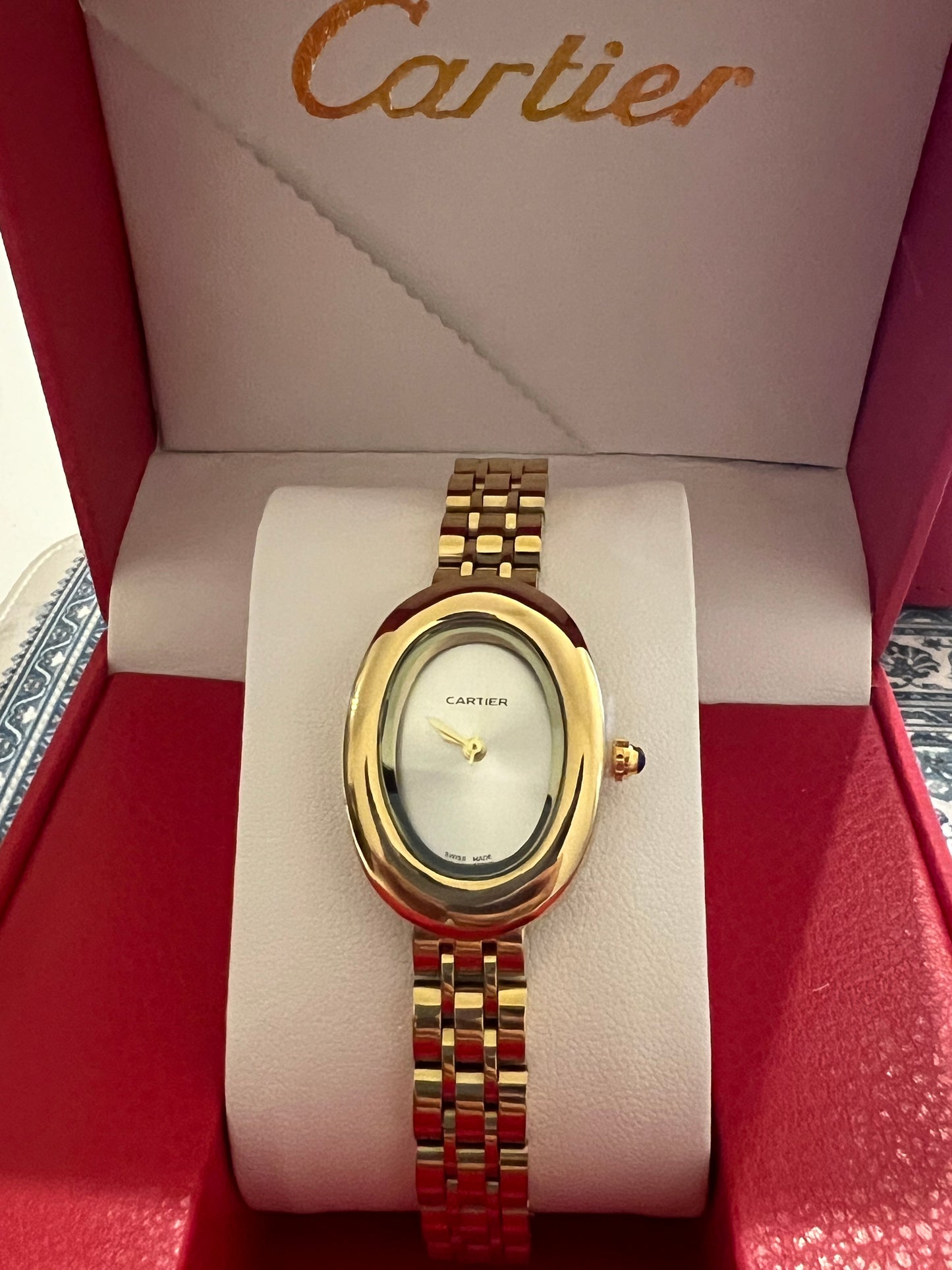 Cartier Baignoire Watch – Gold