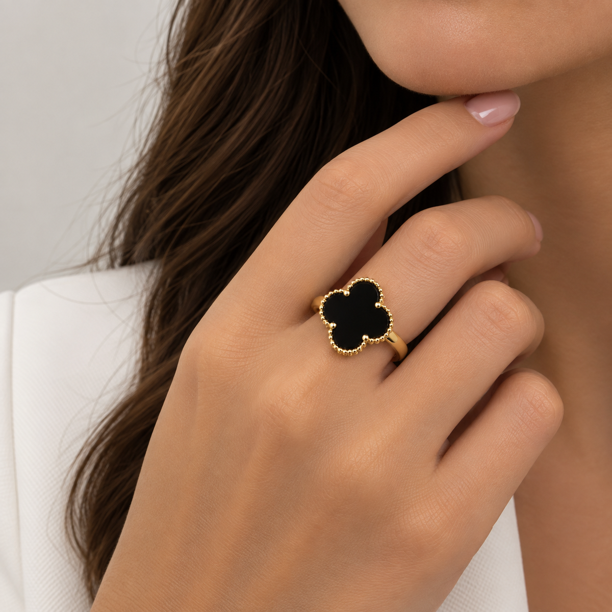 Black Clover Statement Ring