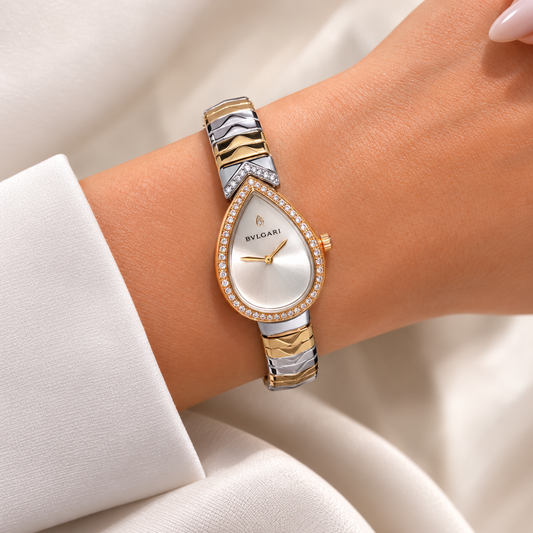 Bvlgari Serpenti Two-Tone Teardrop Watch