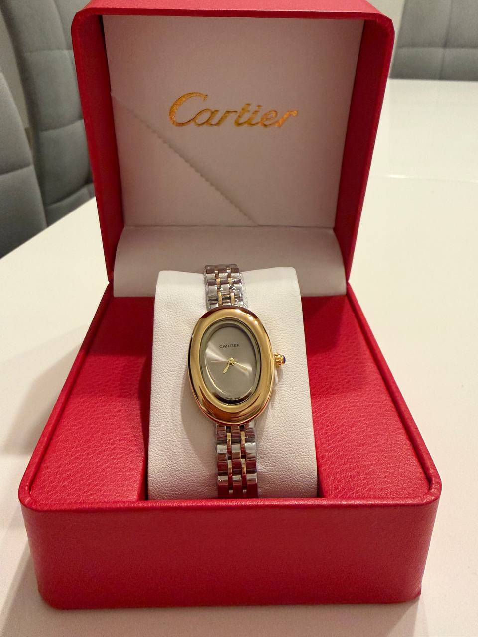 Cartier Baignoire Two-Tone Watch