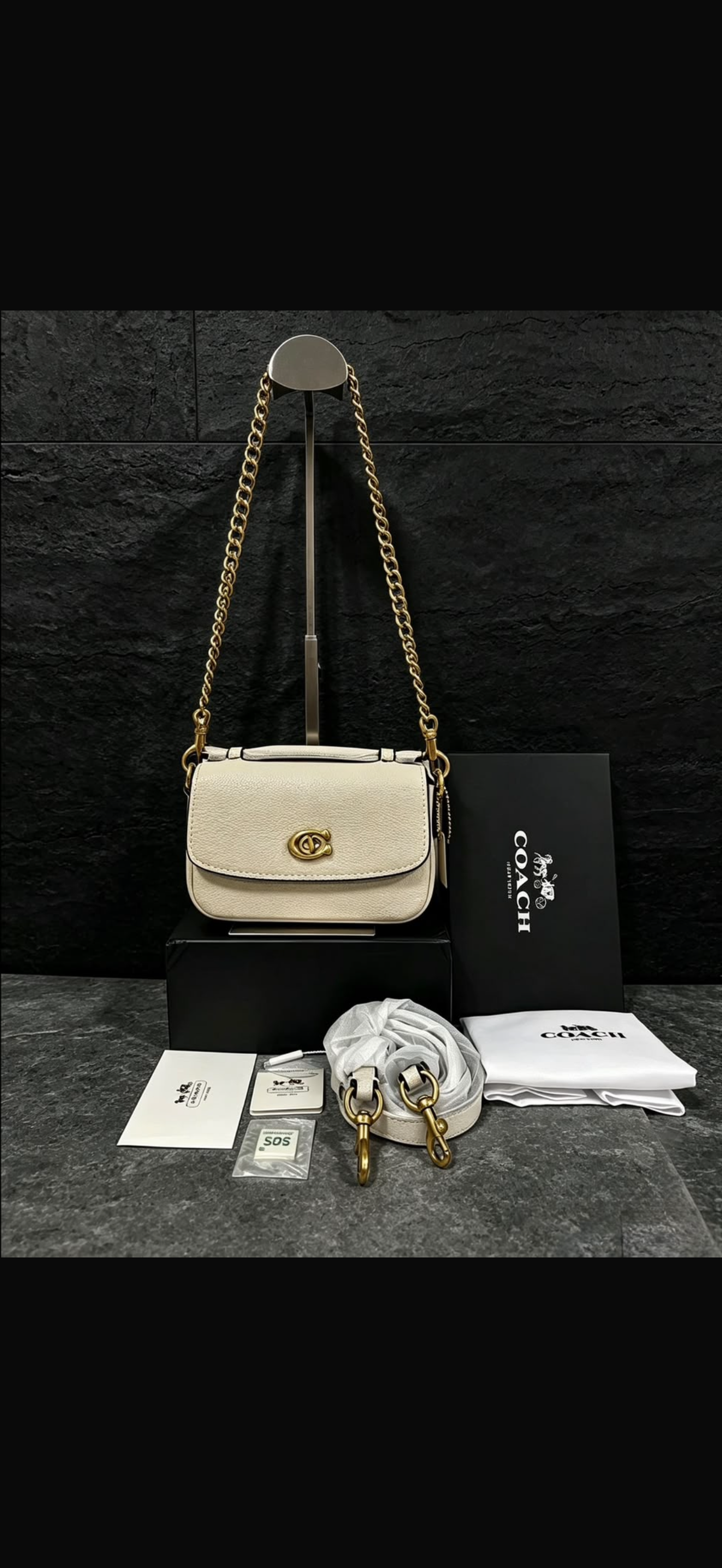 COACH Tabby Shoulder Bag 20 – White / Chalk