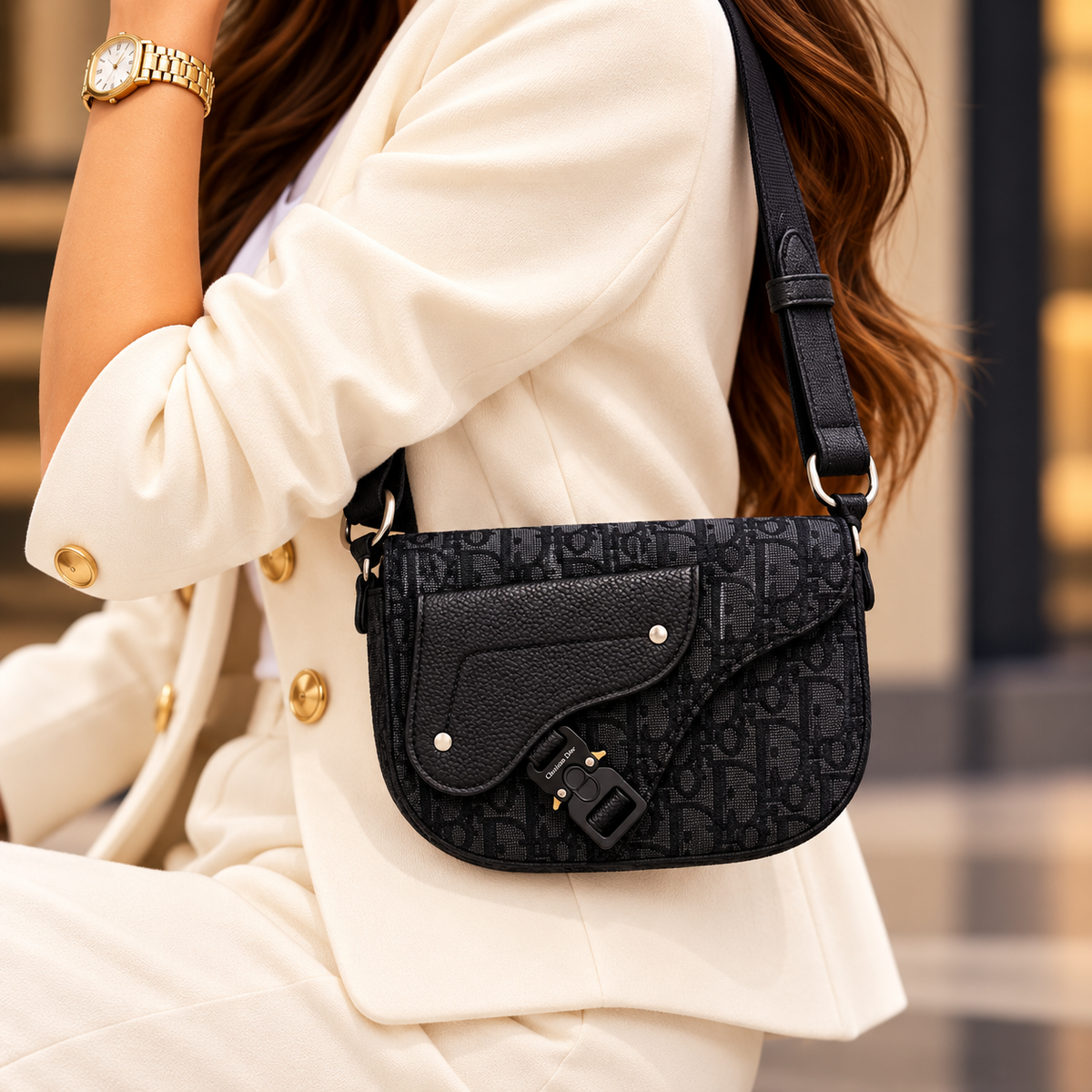 Chanel Black Top Handle Bag