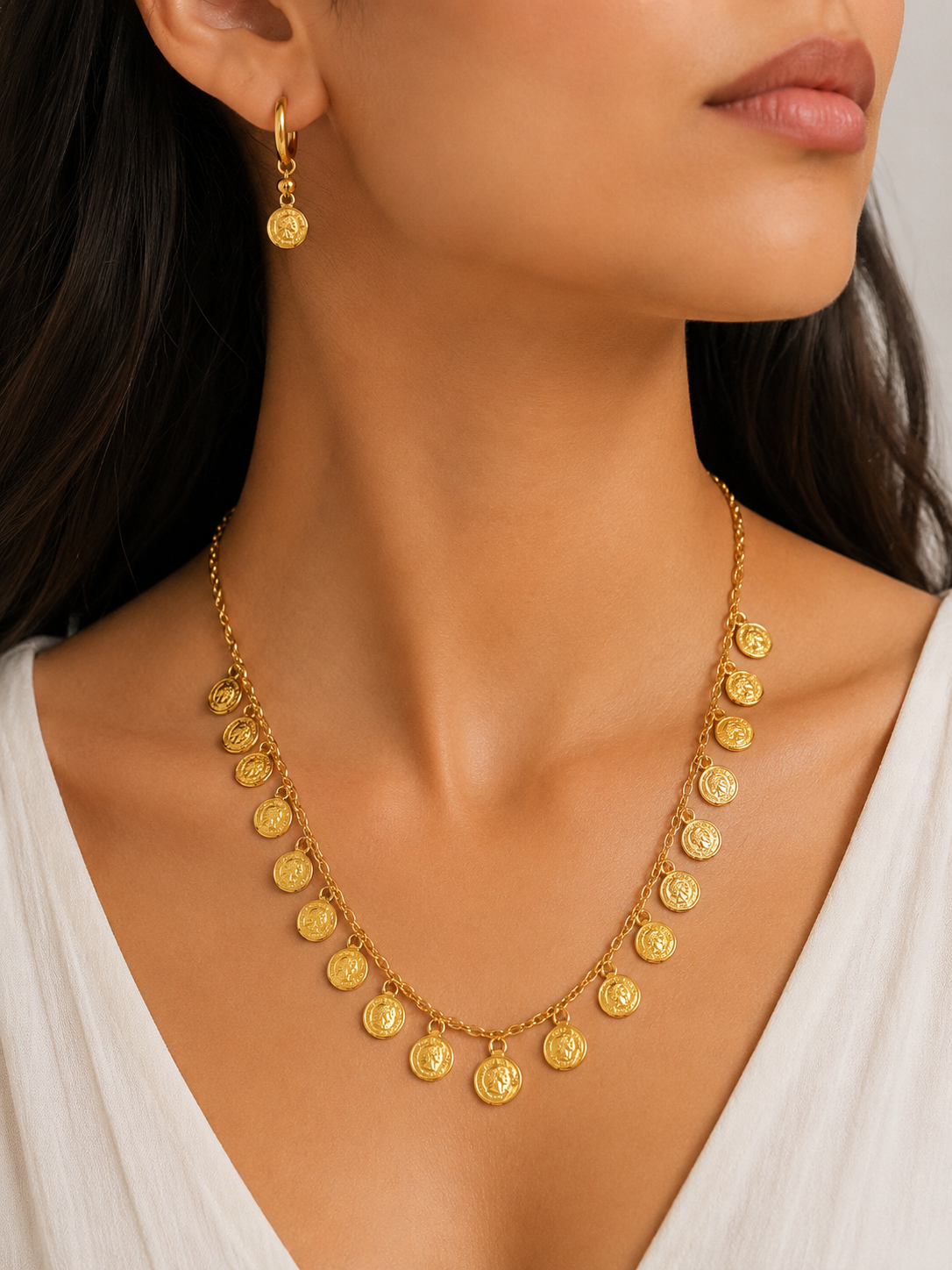Floral Crystal Jewelry Set
