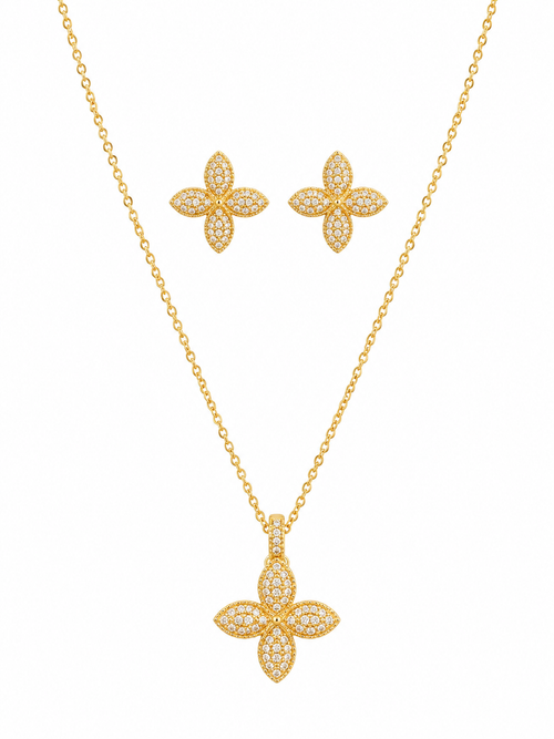 Coin Charm Jewelry Set
