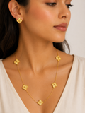 Clover Gold Jewelry Set