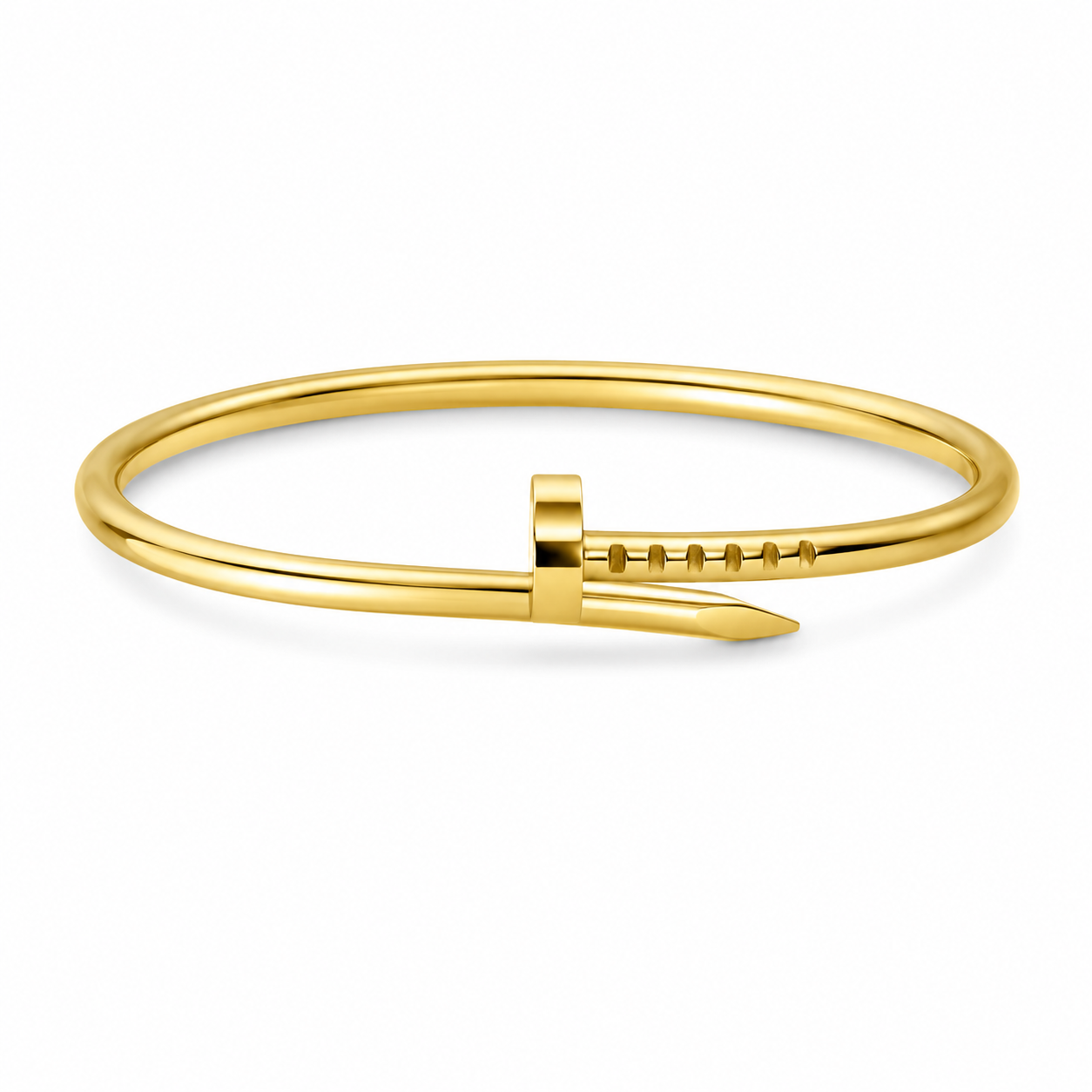 Nail-Inspired Gold Bracelet