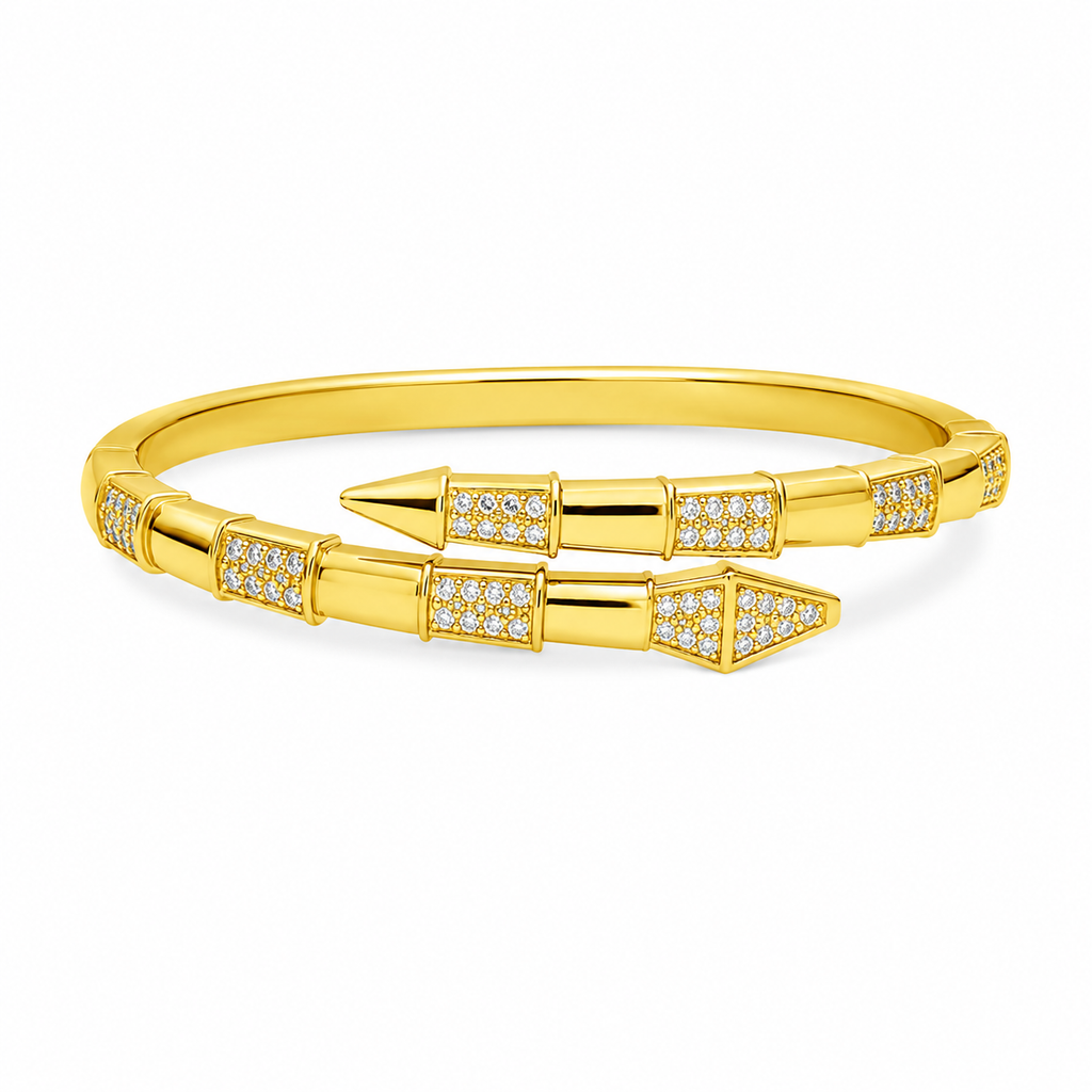 Double Arrow Crystal Bracelet