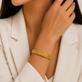 Vintage Gold Pattern Bracelet