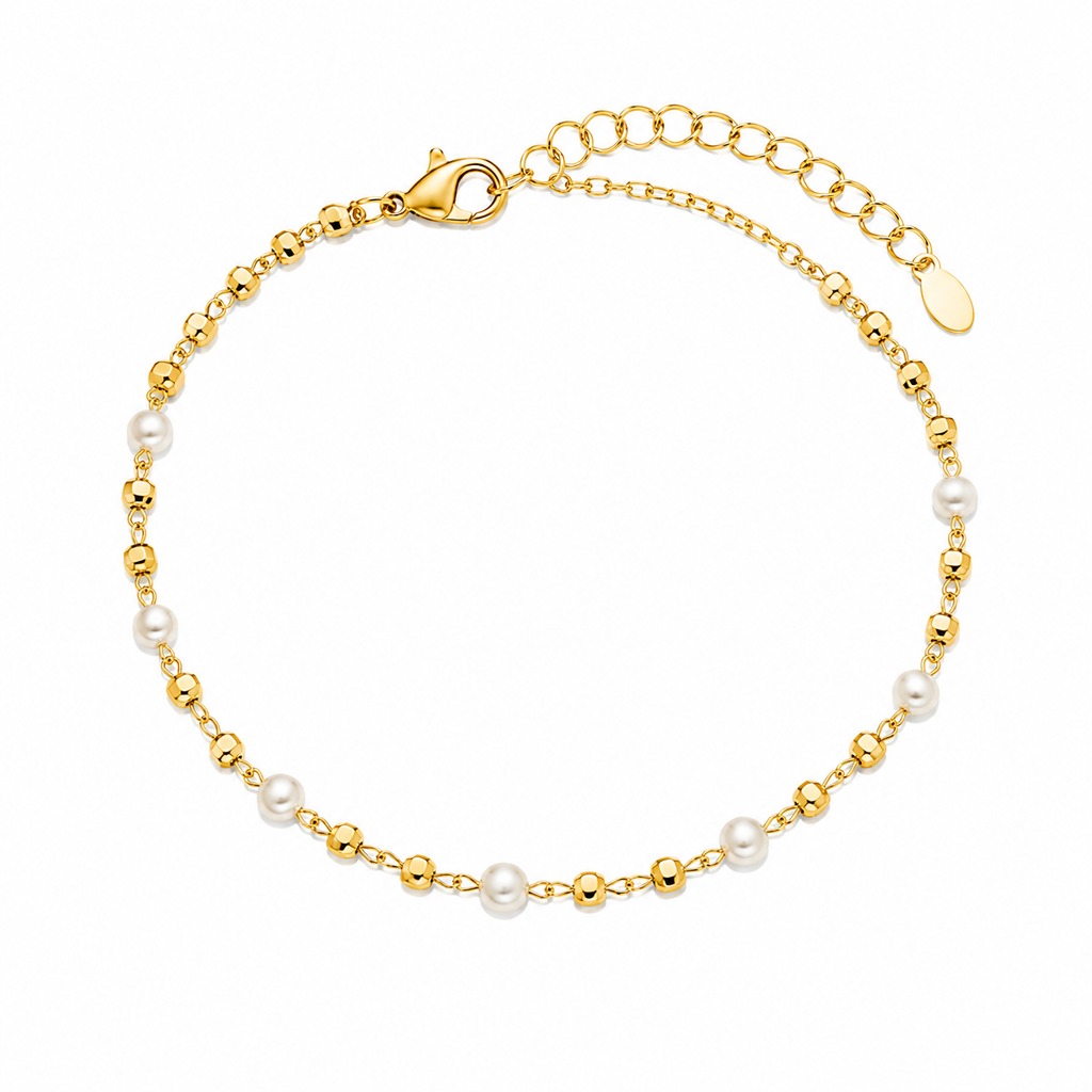 Pearl Gold Bracelet – Minimal Elegance Edition