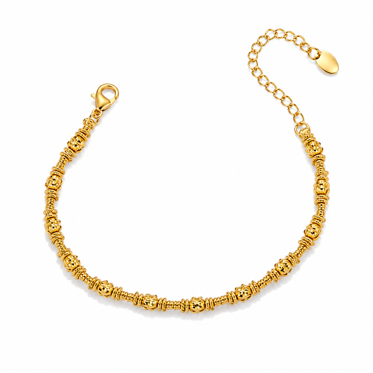 Minimal Gold Beaded Bracelet – Elegant Everyday Edition