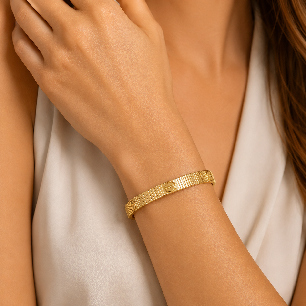 Golden Signature Bangle