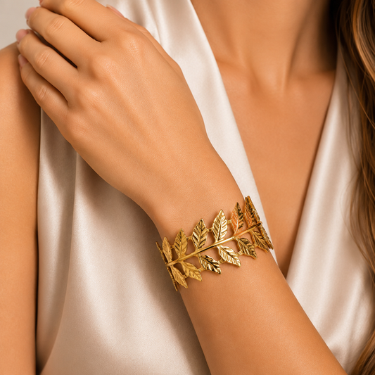 Golden Laurel Cuff