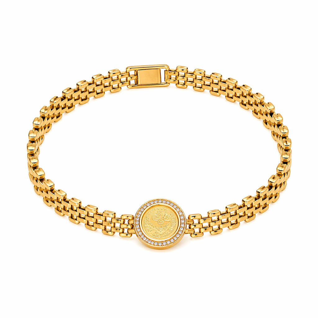 Gold Coin Bracelet