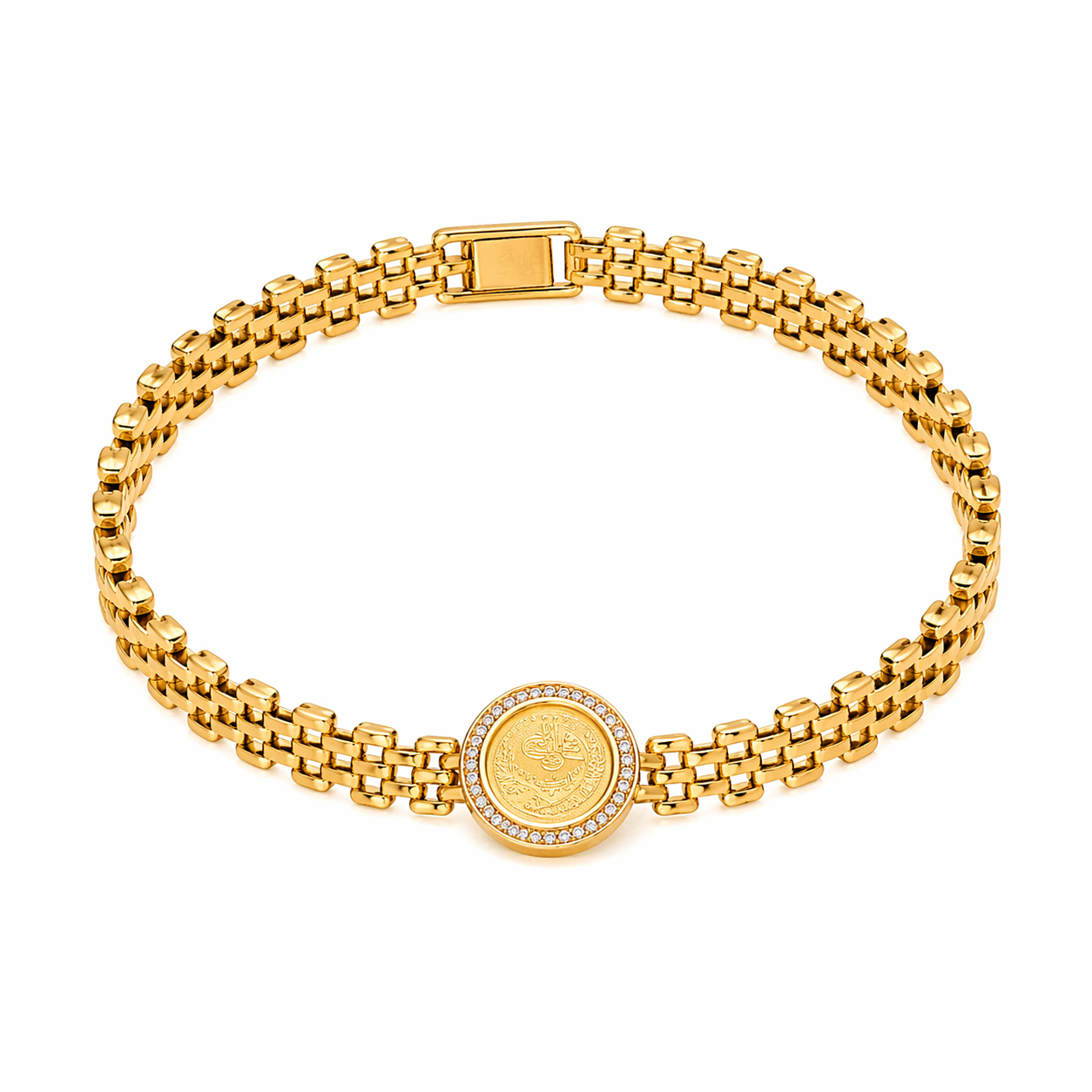 Gold Coin Bracelet