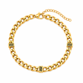 Gold Greek Link Bracelet