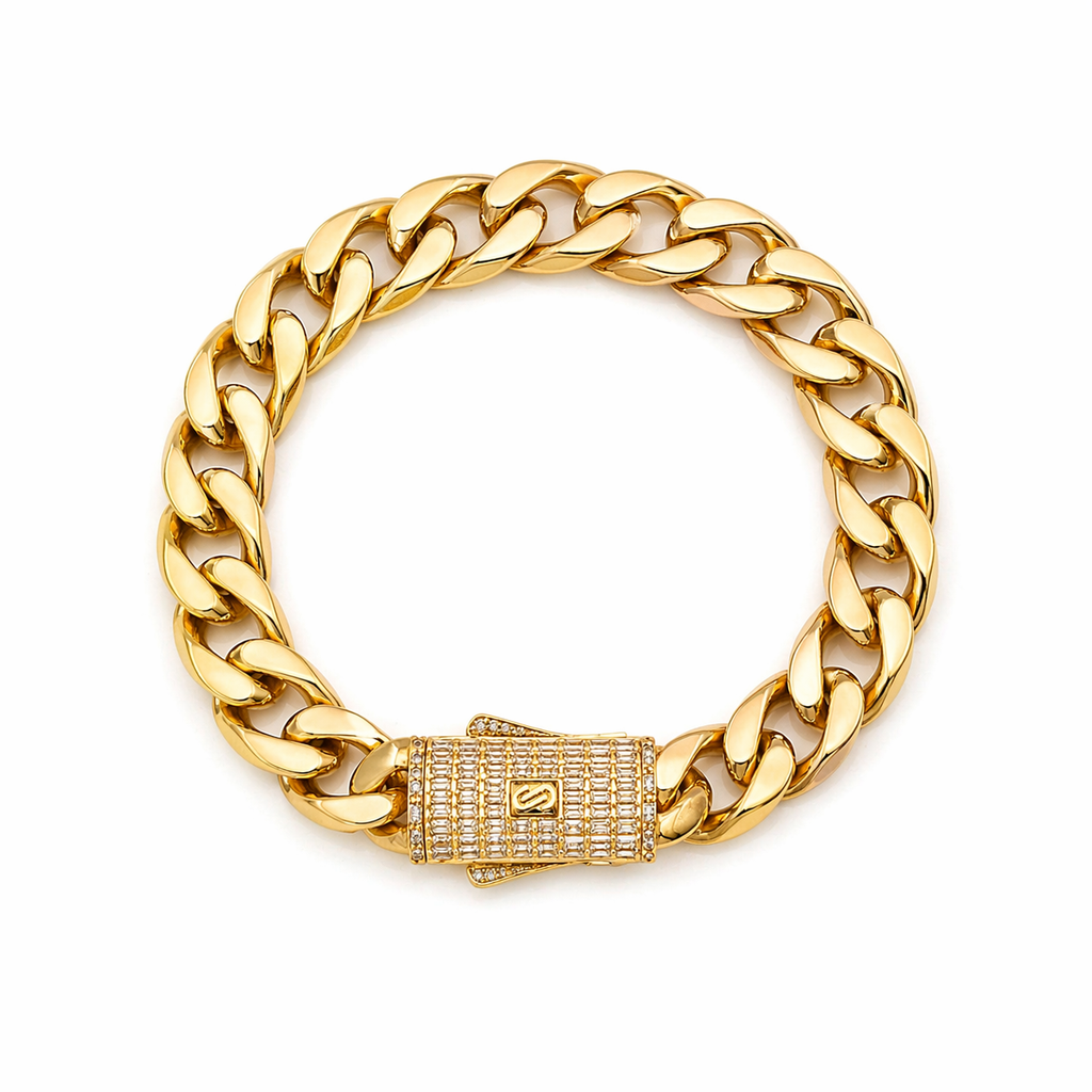 Royal Cuban Lock Bracelet