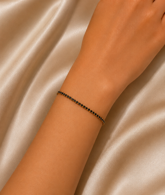 Midnight Tennis Bracelet