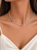 Gold Tennis Necklace