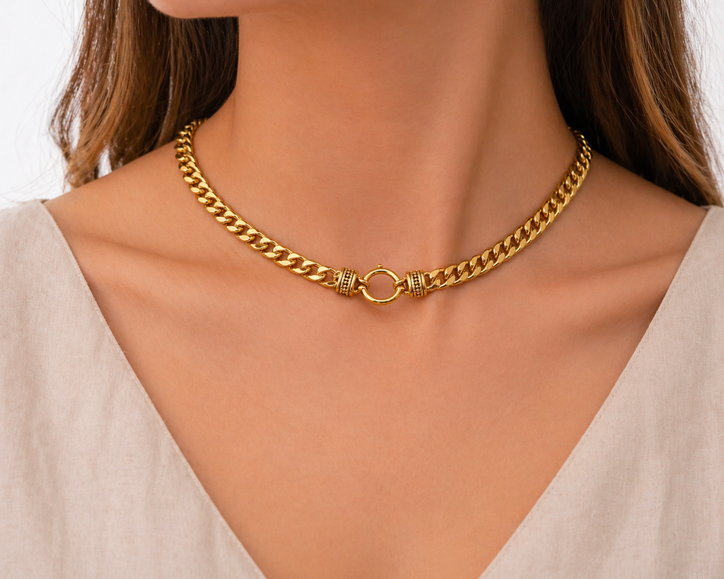 Cuban Lock Necklace