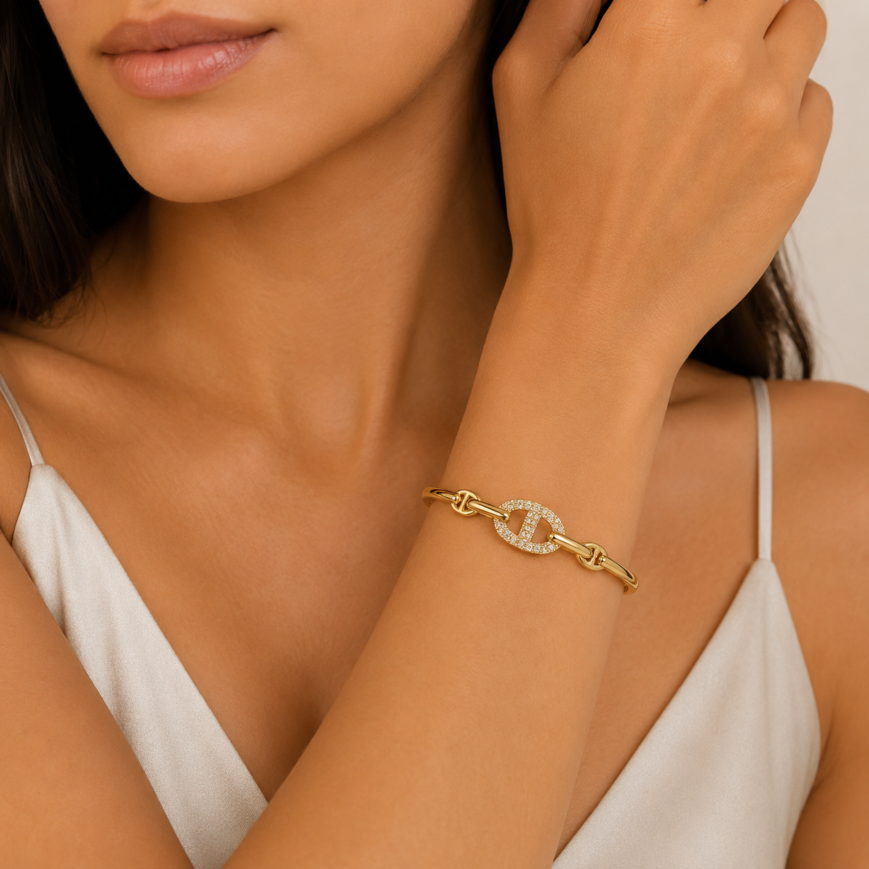 Éclat Link Bracelet – Gold