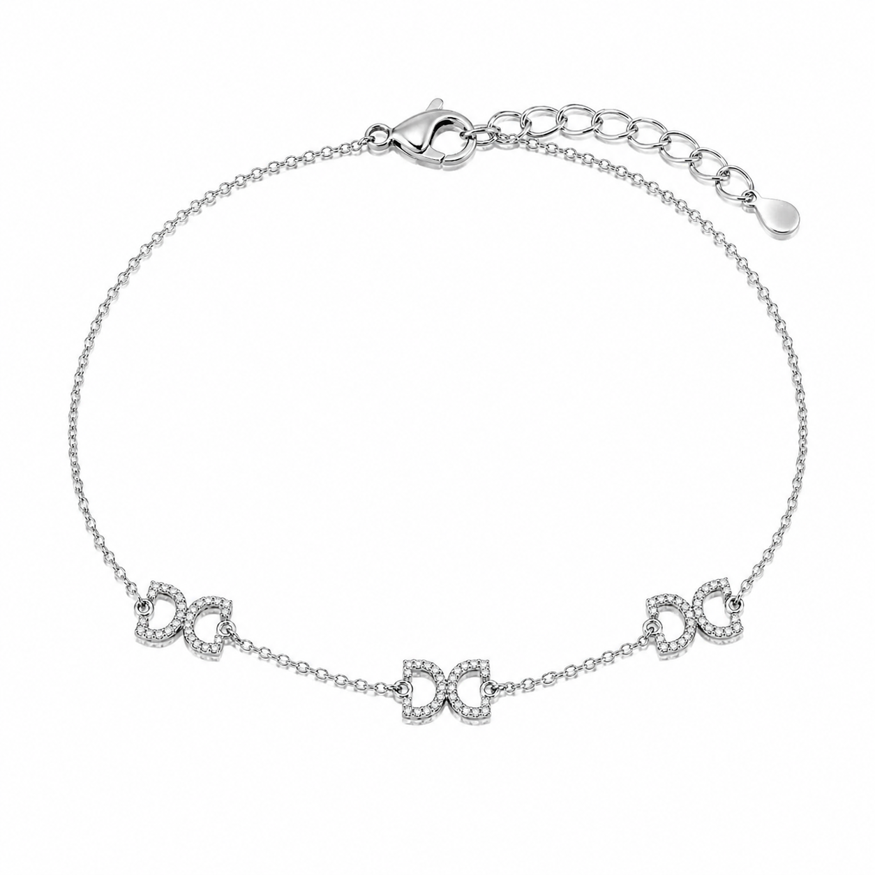 Silver DC Bracelet – Modern Icon Design