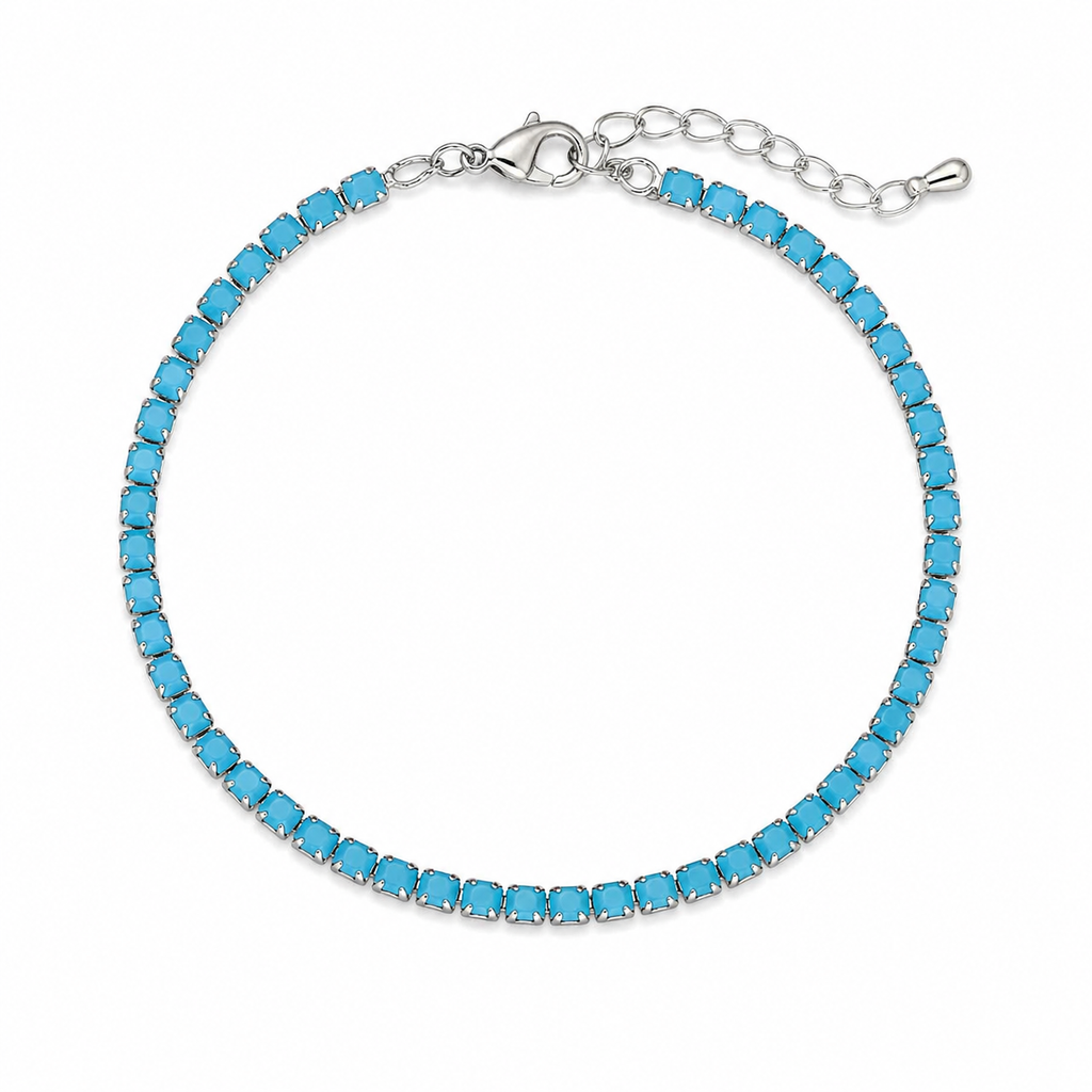 Turquoise Tennis Bracelet – Minimal Chic Design