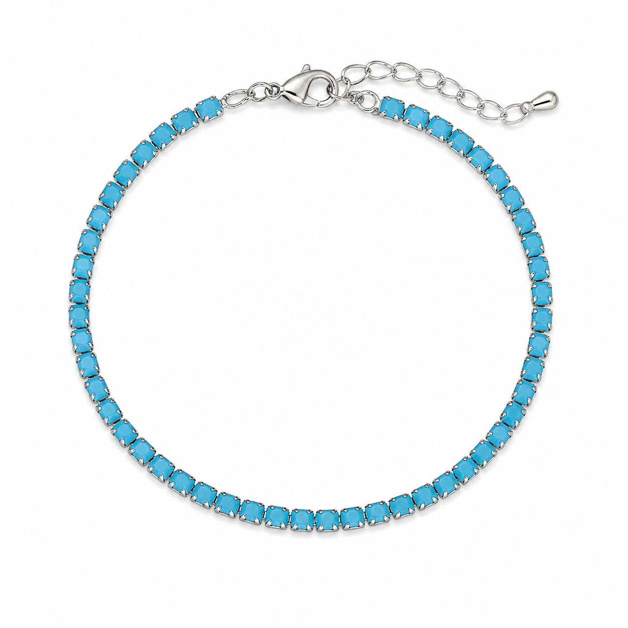 Turquoise Tennis Bracelet – Minimal Chic Design