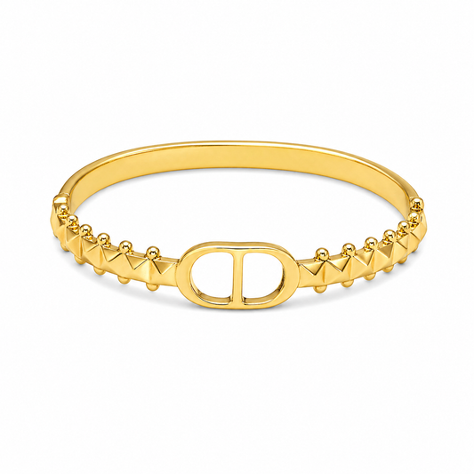 Gold Statement Bangle