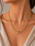 Gold Link Chain Necklace