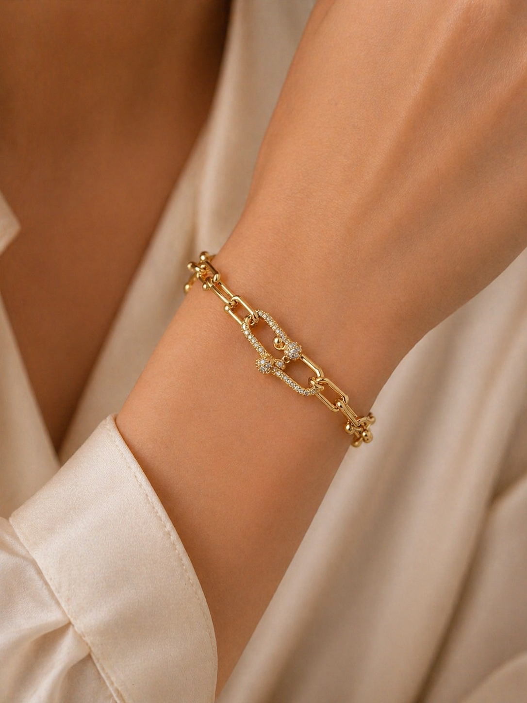 Gold Link Bracelet