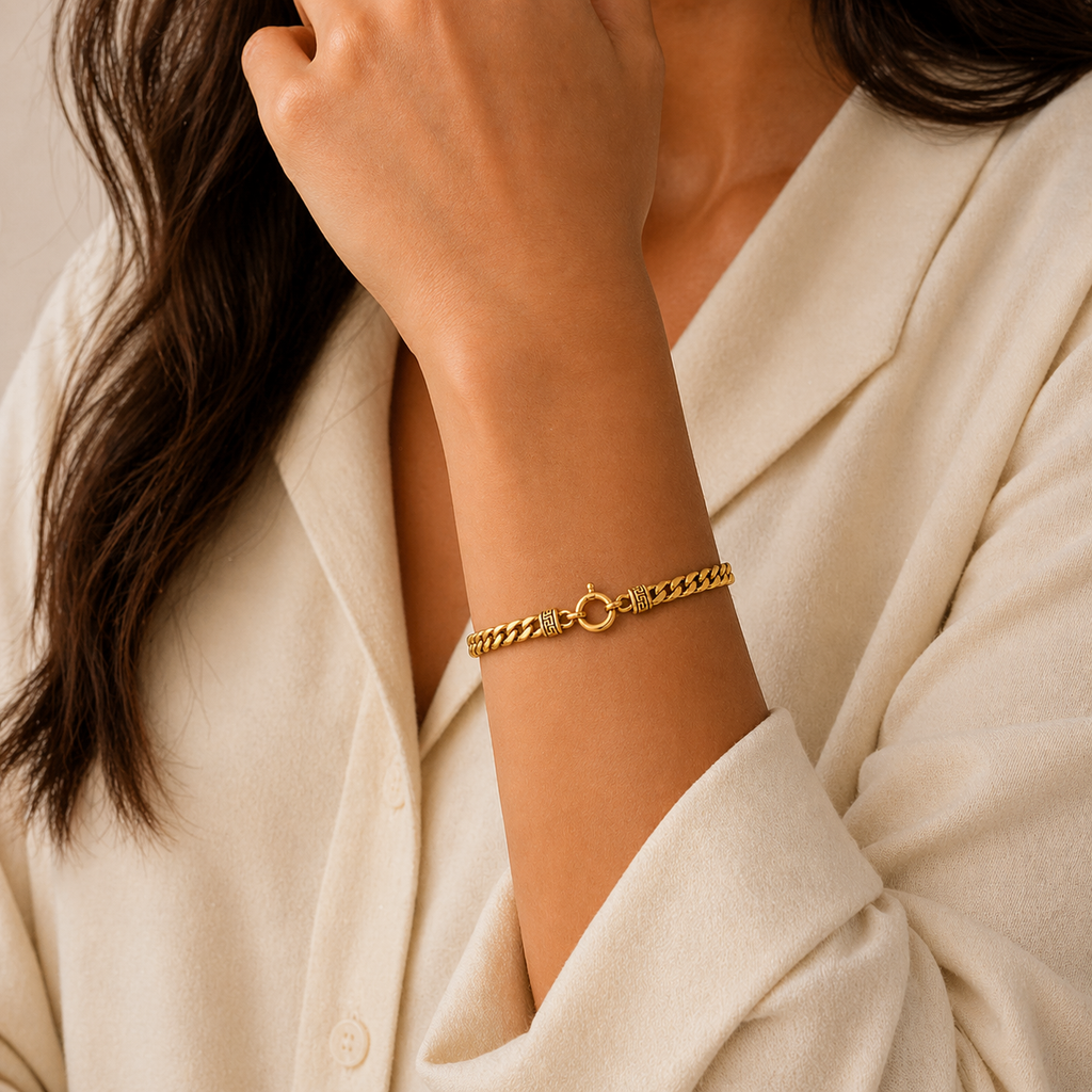 Gold Charm Bracelet