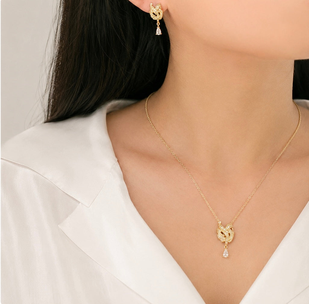 Liora Gold Drop Set