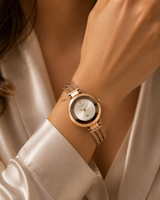 Gucci Rose Gold Multi-Strand Watch