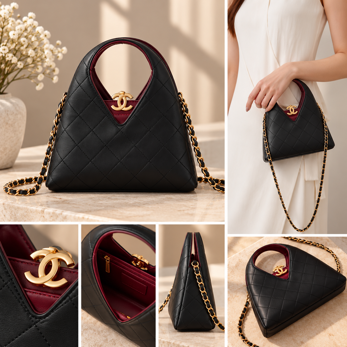 Chanel Black Quilted Bag