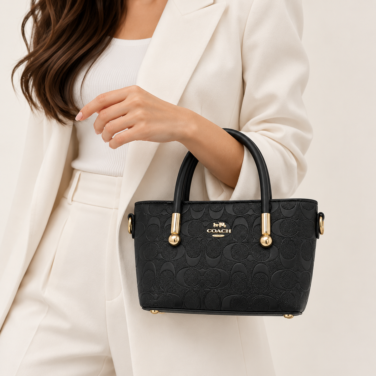 Coach Black Tote Bag