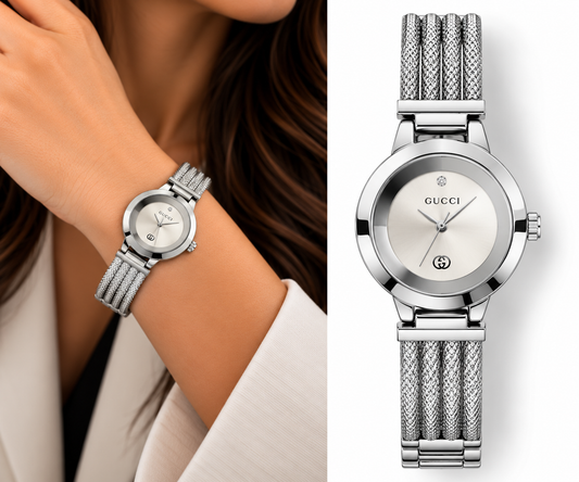 Gucci Silver Watch – Silver Dial